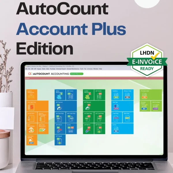AutoCount Account Plus 3 account book accounting software Malaysia