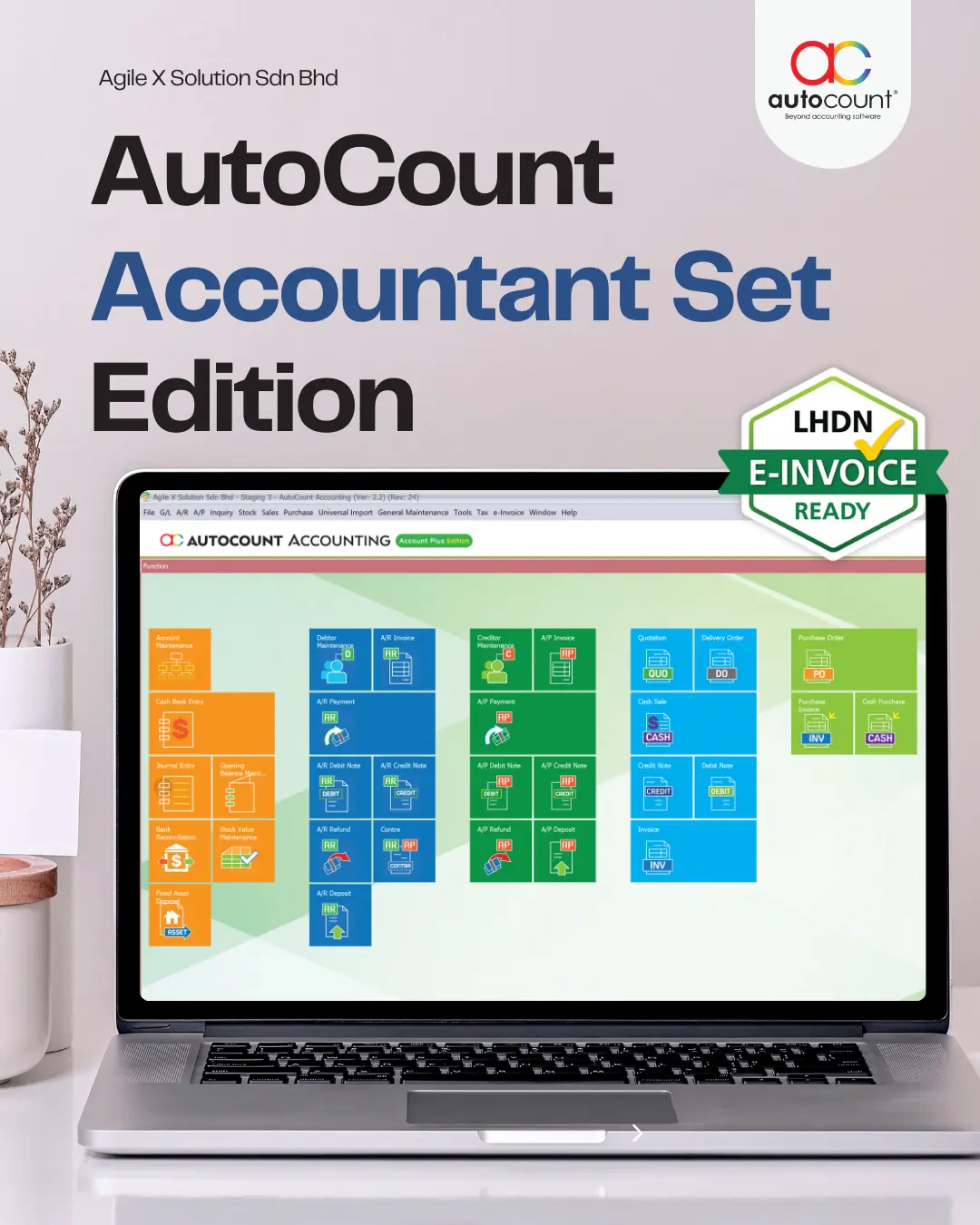 AutoCount Accountant unlimited account book accounting software Malaysia