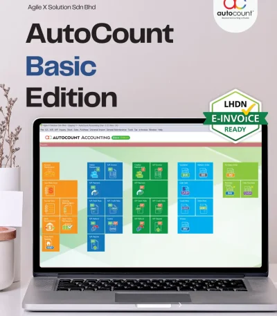 AutoCount Basic full accounting stock sales purchase software Malaysia