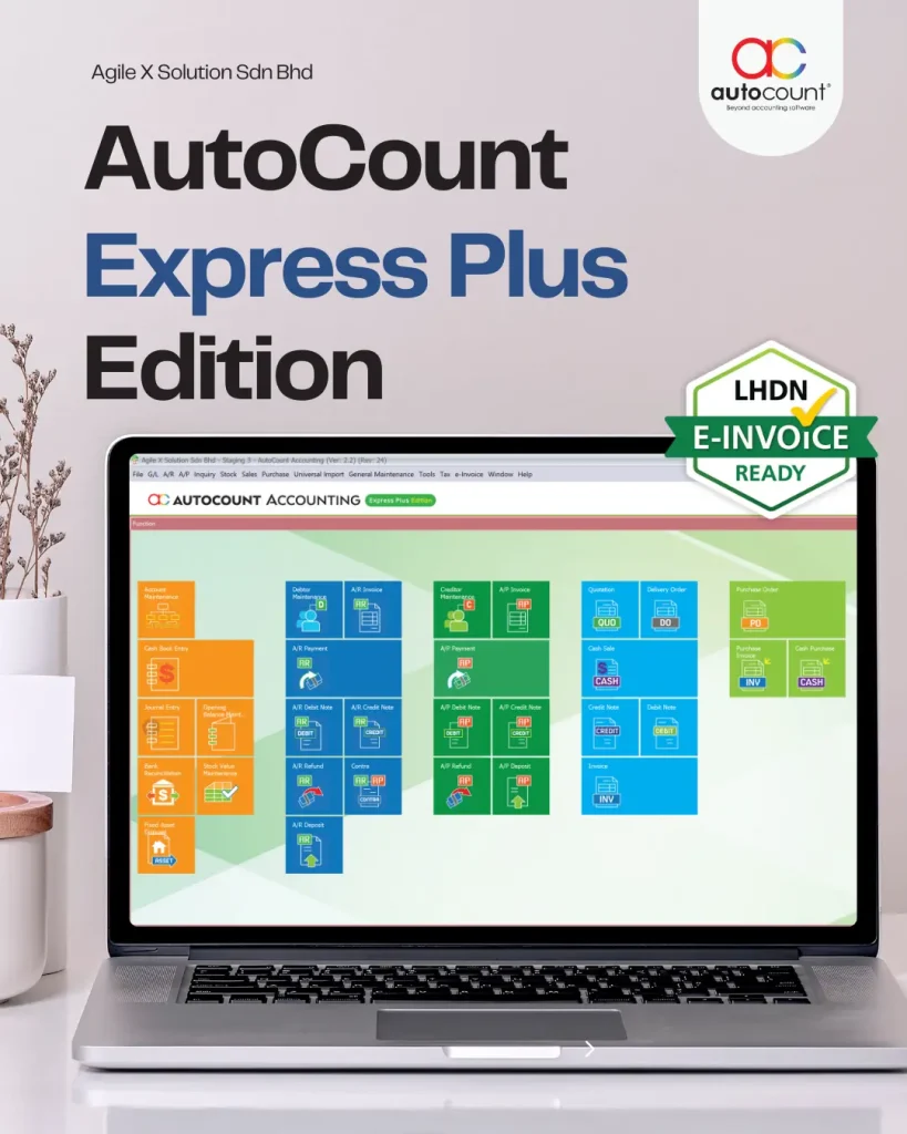 AutoCount Express Plus accounting and stock management software Malaysia