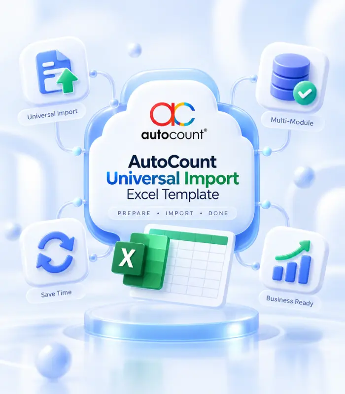 AutoCount Universal Import Excel Template AutoCount Universal Import Excel Template